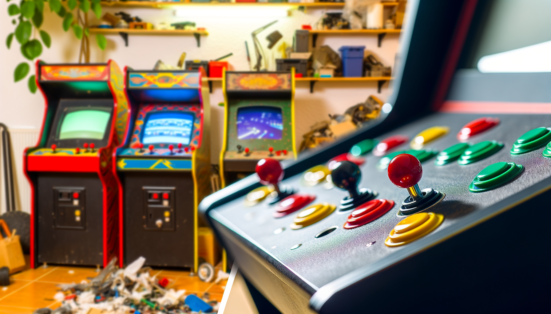 Evolución de los Controles en Arcade Retro: Replicación DIY