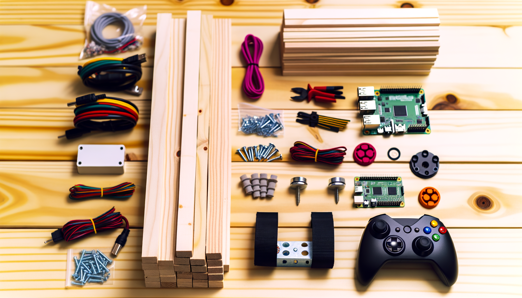 «Lista de materiales y herramientas para construir tu máquina arcade DIY»